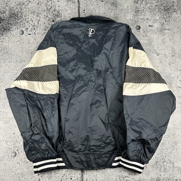 Vintage Chicago Bulls Jacket Mens L Windbreaker NBA Basketball Pro Player 90s - Picture 7 of 10